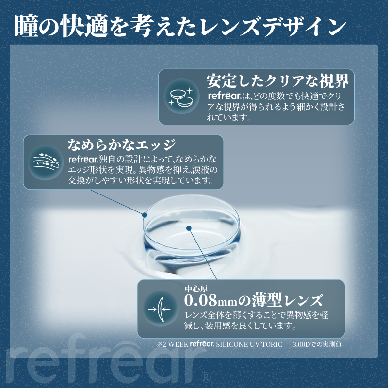 Refrear SILICONE TORIC 2week フレア シリコーン トーリック 6P